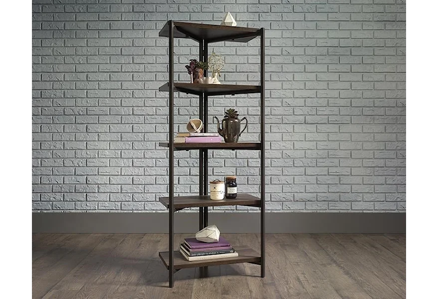 North Avenue See Through Bookcase by Sauder at Red Knot