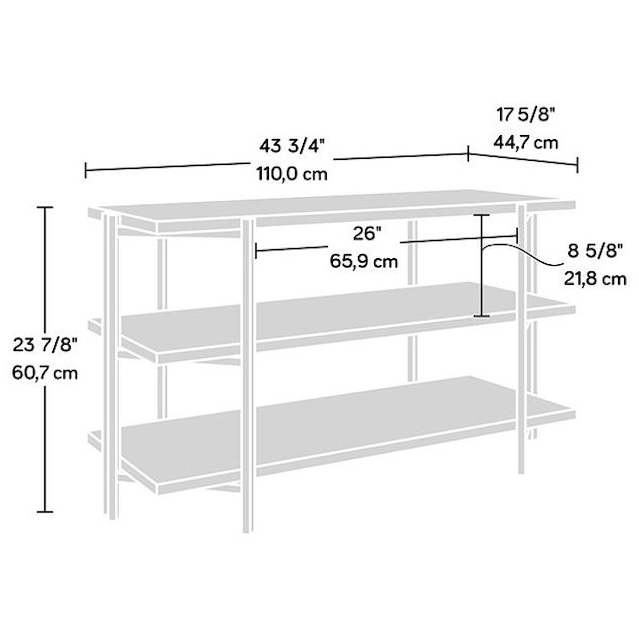 Sauder North Avenue Console