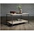 Sauder North Avenue Metal Coffee Table with Rustic-Look Top and Shelf
