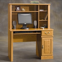 Computer Desk and Hutch