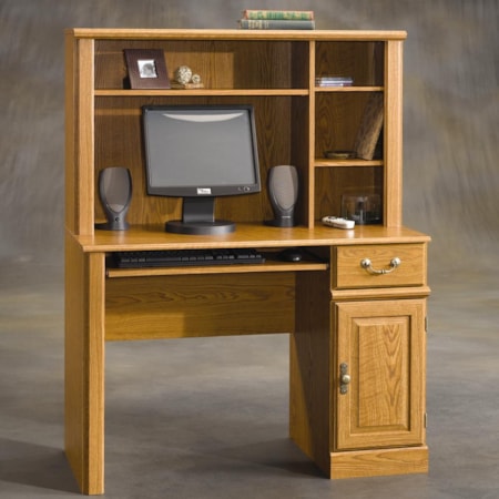 Computer Desk with Hutch