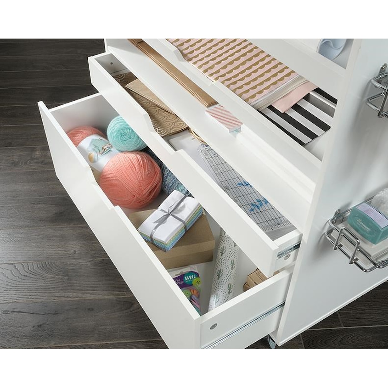 Sauder Craft Pro Series Craft Cart