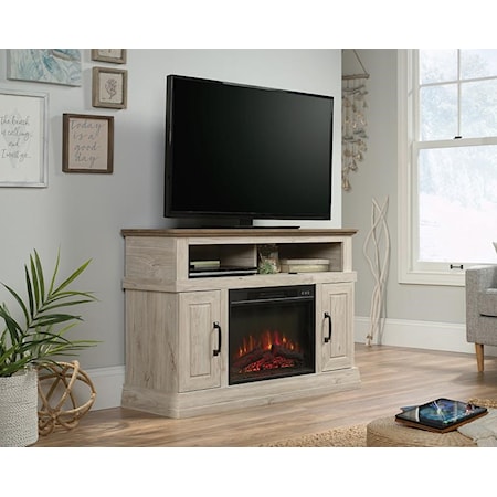 Entertainment Fireplace Credenza