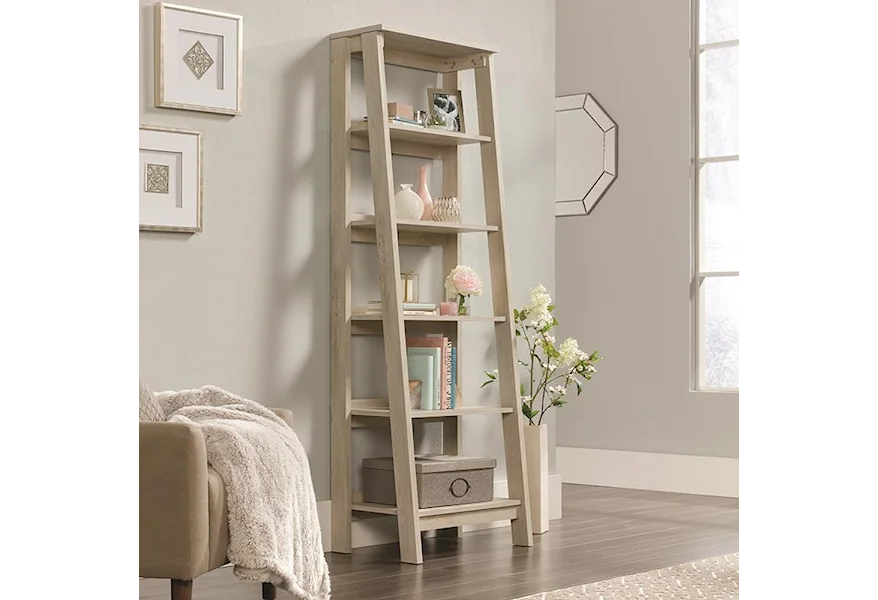 Select Angled 5 Shelf Bookcase by Sauder at Darvin Furniture
