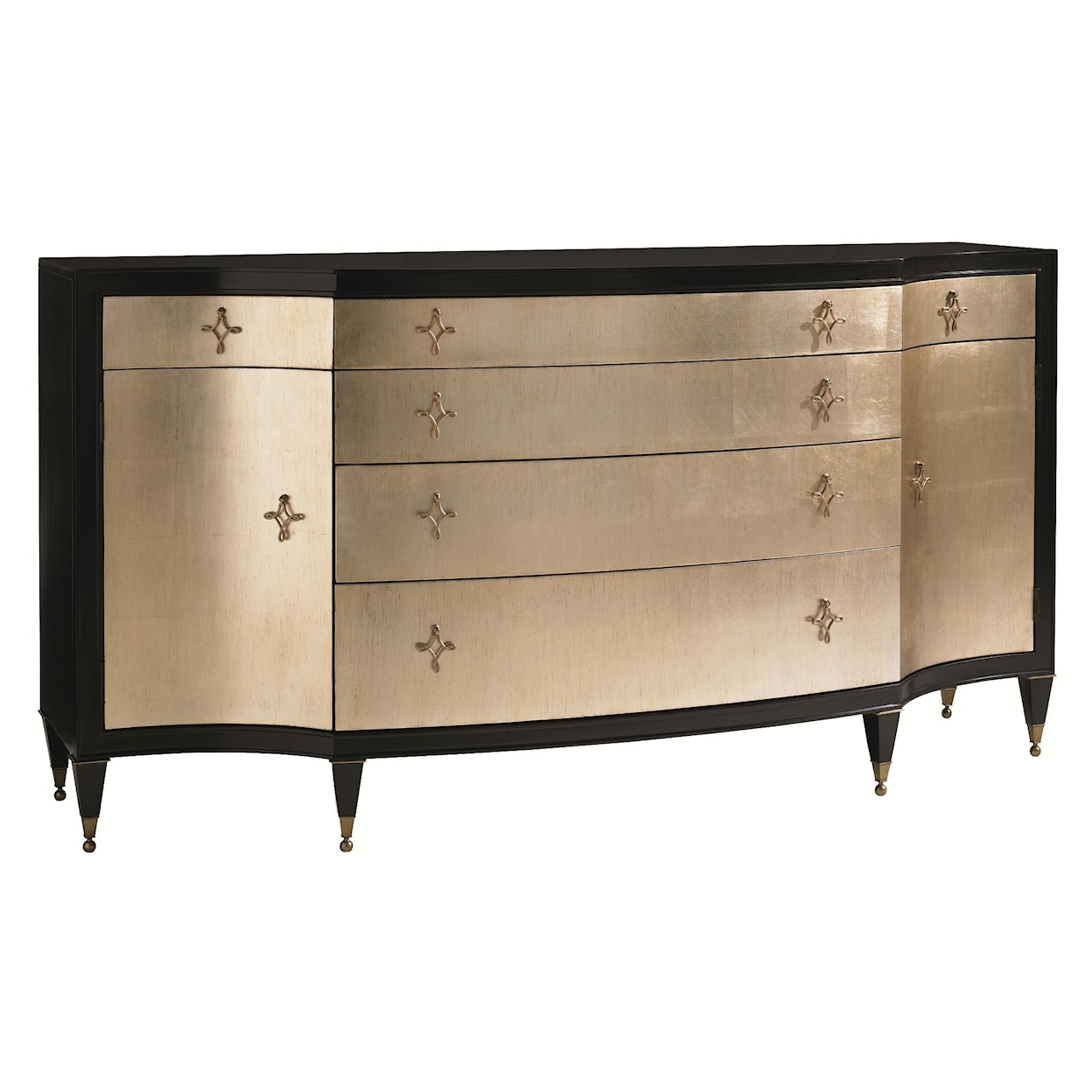 Caracole Classic Contemporary Opposites Attract Cabinet with Doors