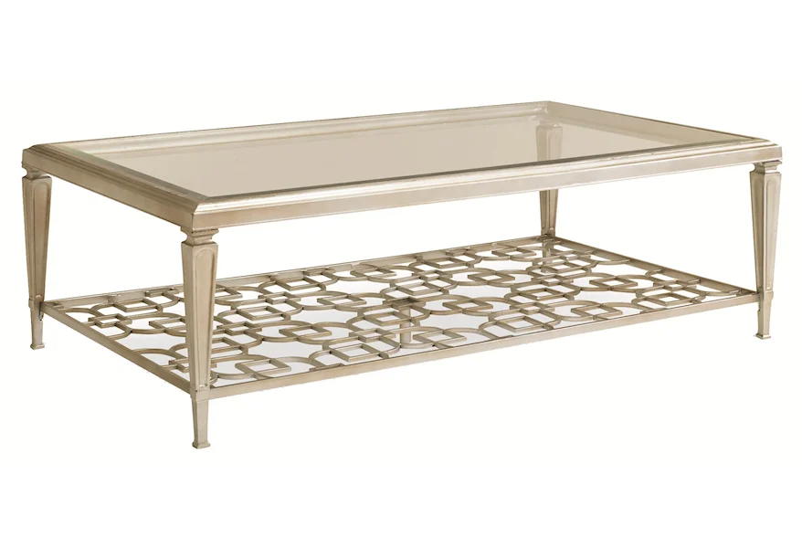 Classic Contemporary Socialite Cocktail Table by Caracole at Baer's Furniture