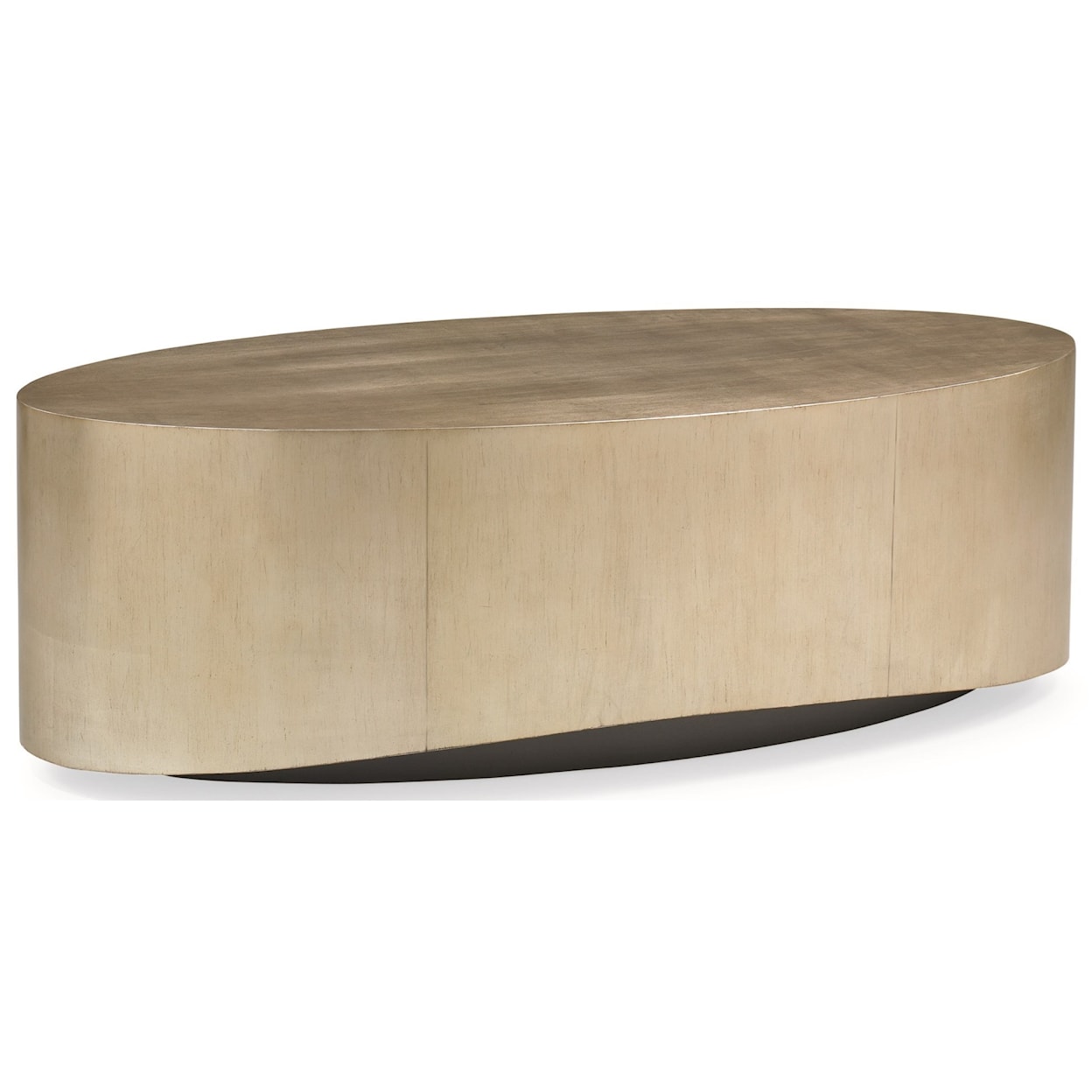 Caracole New Traditional  Come Oval Here Cocktail Table