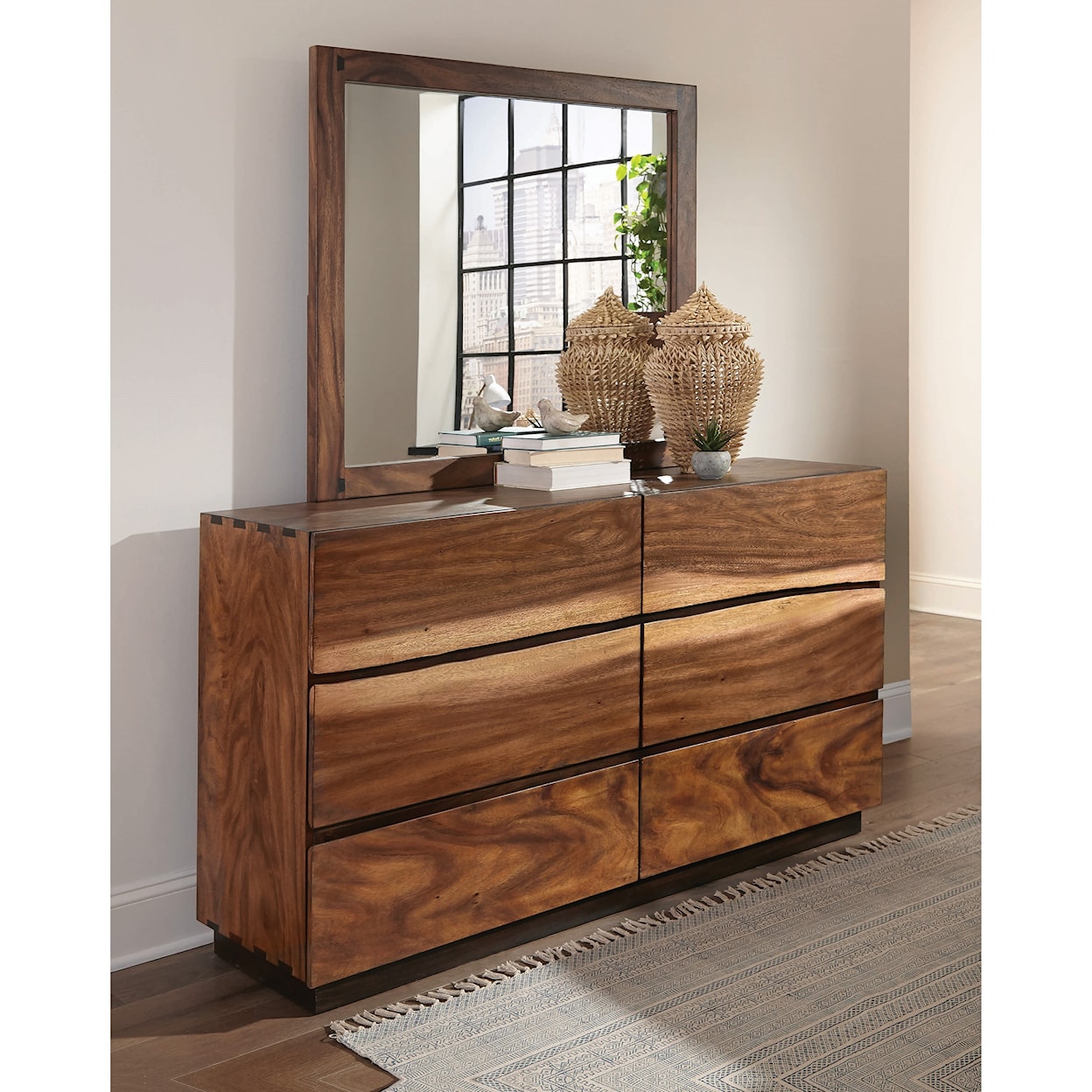 Michael Alan CSR Select Madden Dresser + Mirror Set