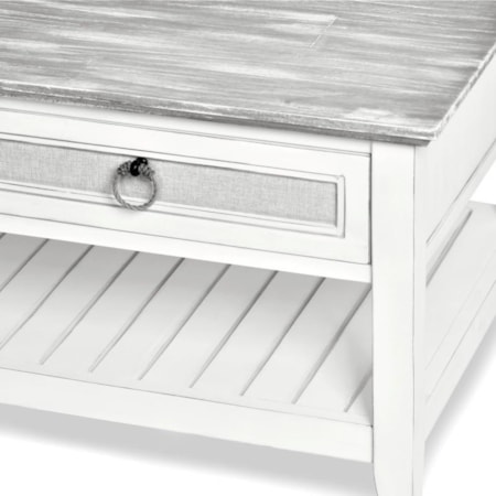 Captiva Island Grey Wash Coffee Table