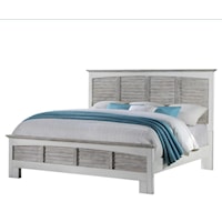Two-Tone Queen Bed