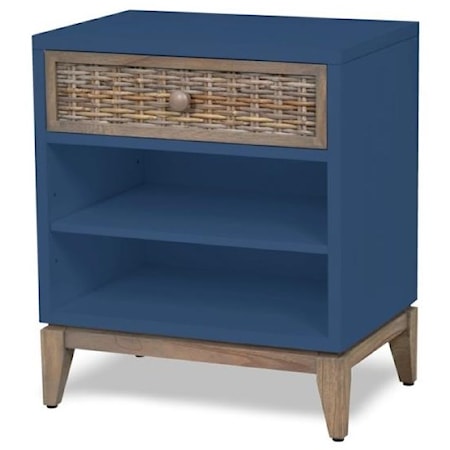 Kauai, Blue Crackle, Nightstand