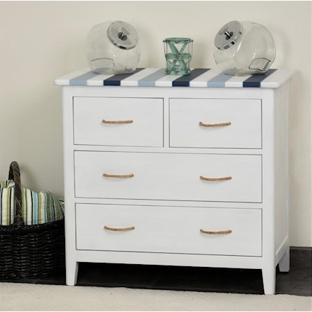 Tricolor 4-Drawer Chest