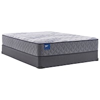 Cal King 12 1/2" Cushion Firm Tight Top Mattress and Standard Base 9" Height
