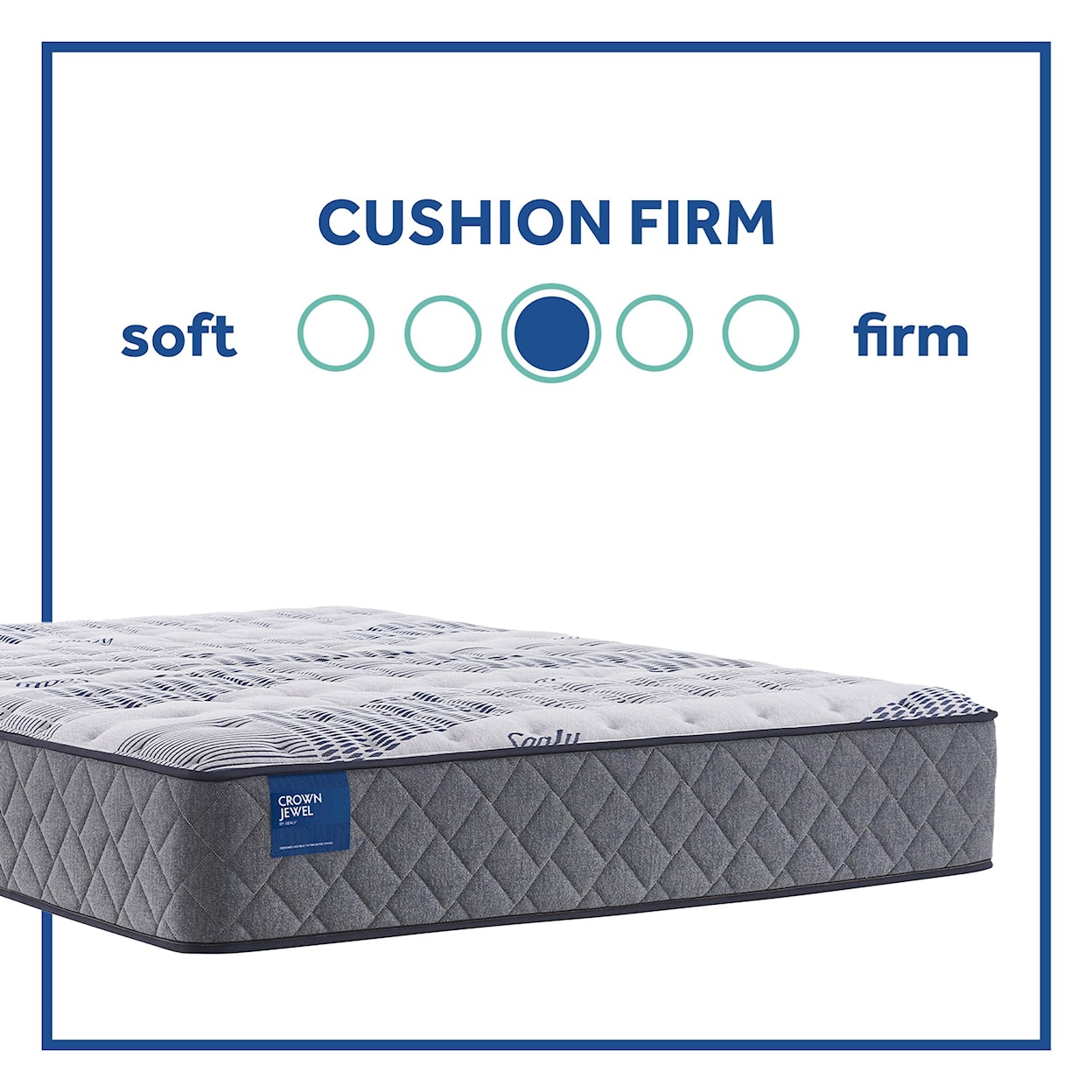 Sealy B3 Cushion Firm TT CJ Cal King 12 1/2" Cushion Firm Mattress Set