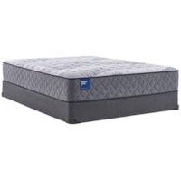 King 12" Cushion Firm Tight Top Mattress and High Profile Foundation