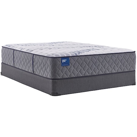 Full 15 1/2" Tight Top Individually Wrapped Coil Mattress and 5" Low Profile Foundation