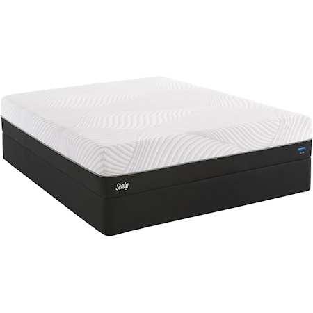 Queen 12" Plush Gel Memory Foam Mattress and 5" Low Profile StableSupport™ Foundation