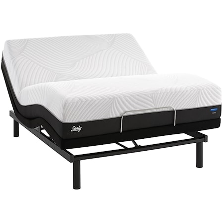 Queen Plush Gel Memory Foam Adj Set