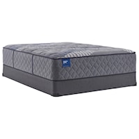 Full 15 1/2" Plush Hybrid Tight Top Mattress and 5" Low Profile Foundation