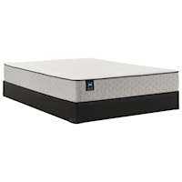 Cal King 8 1/2" Firm Innerspring Mattress and Standard Base 9" Height