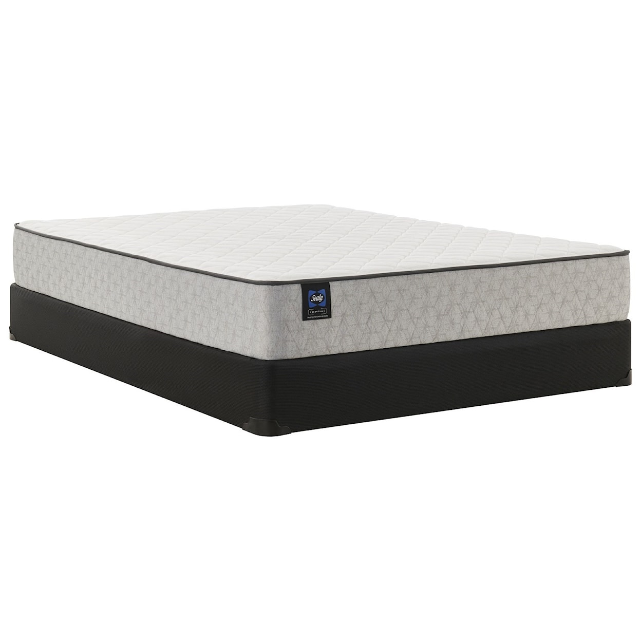 Sealy Risbury Firm TT Risbury Queen Set with Standard Box Spring
