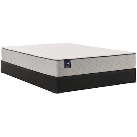 King 10 1/2" Plush Innerspring Mattress and Standard Base 9" Height