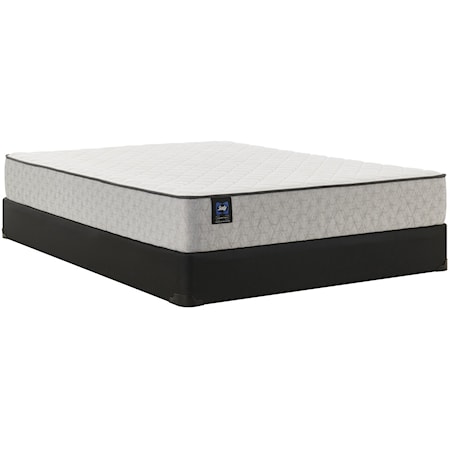 Full 10 1/2" Plush Innerspring Mattress and Low Profile Base 5" Height