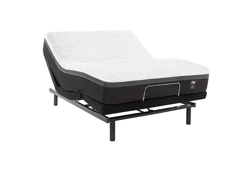 Essentials Z5 Trust II Cal King Hybrid Adjustable Set by Sealy at Conlin's Furniture