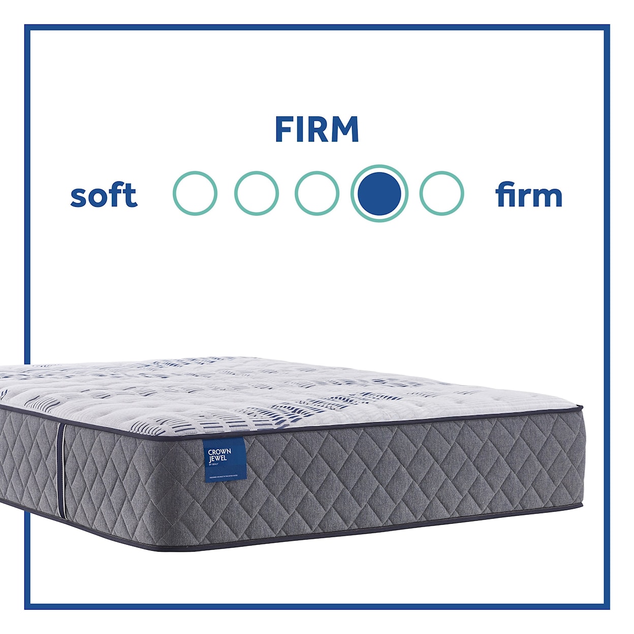 Sealy Geneva Ruby Firm TT B6 Cal King 14 1/2" Firm TT Mattress