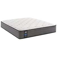 Queen 12" Cushion Firm Faux Euro Top Individually Wrapped Coil Mattress and Adjustable Foundation