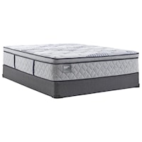 Twin Extra Long 14" Plush Pillow Top Individually Wrapped Coil Mattress and 9" Regular Height Foundation