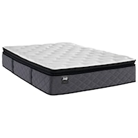 Cal King 15" Plush Euro Pillow Top Encased Coil Mattress