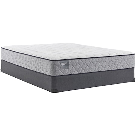 Twin 10 1/2" Cushion Firm Mattress Set