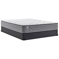 Full 12" Plush Euro Top Innerspring Mattress and 9" High Profile Foundation