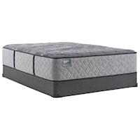 Cal King 15 1/2" Plush Hybrid Tight Top Mattress and 9" High Profile Foundation