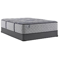 Full 15 1/2" Plush Hybrid Tight Top Mattress and 9" High Profile Foundation