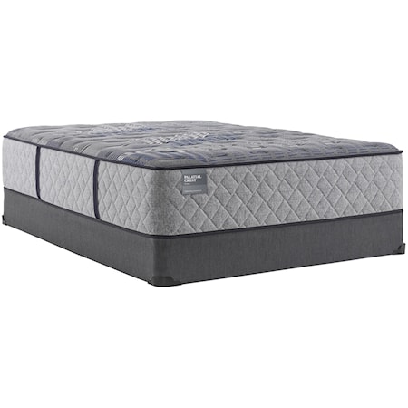 Twin Extra Long 15 1/2" Plush Hybrid Tight Top Mattress and 9" High Profile Foundation
