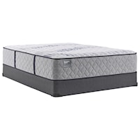 Split Cal King 14 1/2" Plush Individually Wrapped Coil Mattress and 9" High Profile Foundation