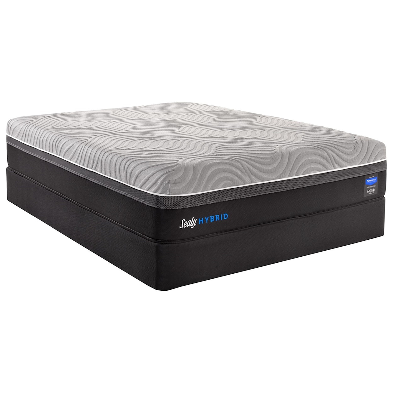 Sealy Performance Z7 Kelburn II Cal King Hybrid Mattress Set