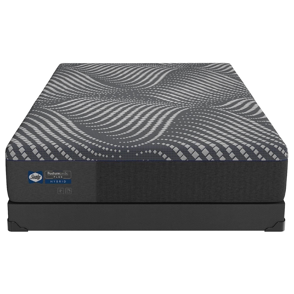 Sealy Sealy Hybrid Queen Albany Hybrid Mattress+LoPro Base