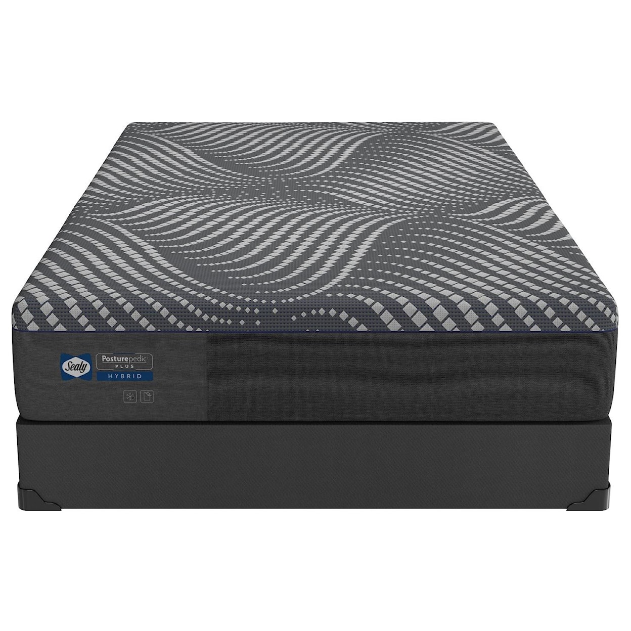 Sealy Sealy Hybrid Full Brenham Soft Mattress+Standard Base