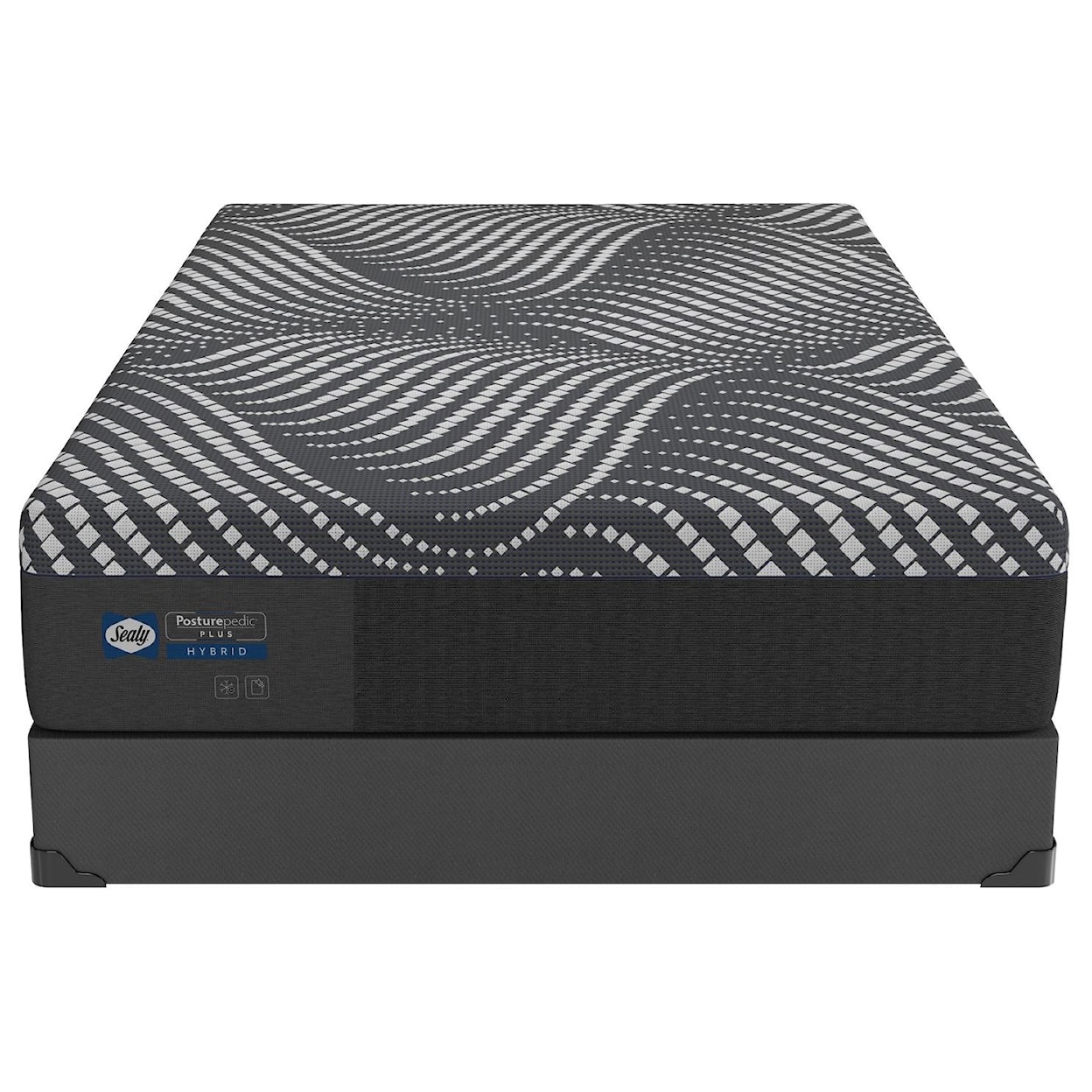 Sealy Sealy Hybrid King High Point Firm Mattress+Standard Bas