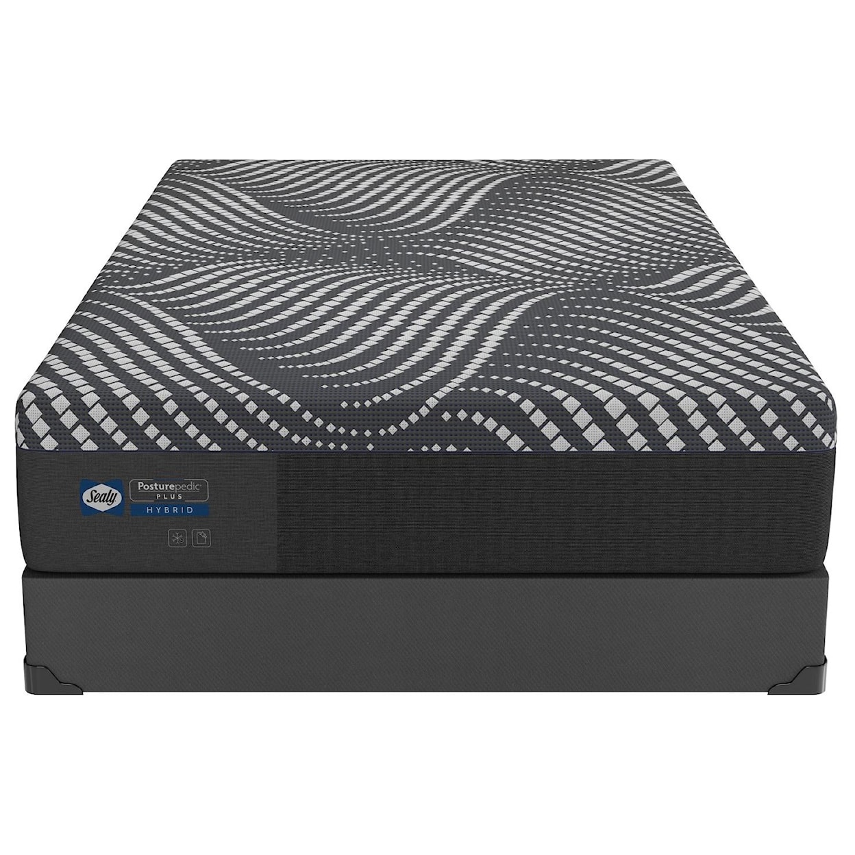 Sealy Sealy Hybrid Full High Point Firm Mattress+Standard Bas