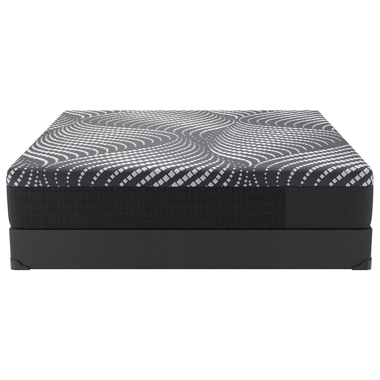 Sealy Sealy Hybrid Queen High Point Soft Mattress+Standard Base