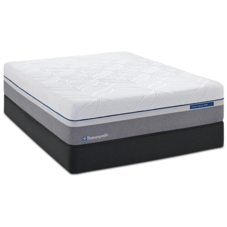 Queen Plush Hybrid Mattress Set