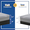 Sealy PPF1 Posturpedic Foam Firm Twin 11" Firm Gel Memory Foam Set