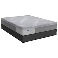 Twin Extra Long 11" Firm Gel Memory Foam Mattress and Low Profile Base 5" Height