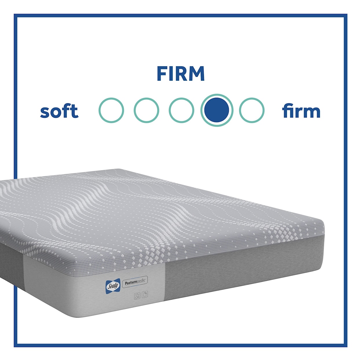 Sealy Medina Firm Memory Foam Full 11" Firm Gel Memory Foam Adj Set