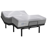 Cal King 12" Medium Gel Memory Foam Mattress and Ease 3.0 Adjustable Base