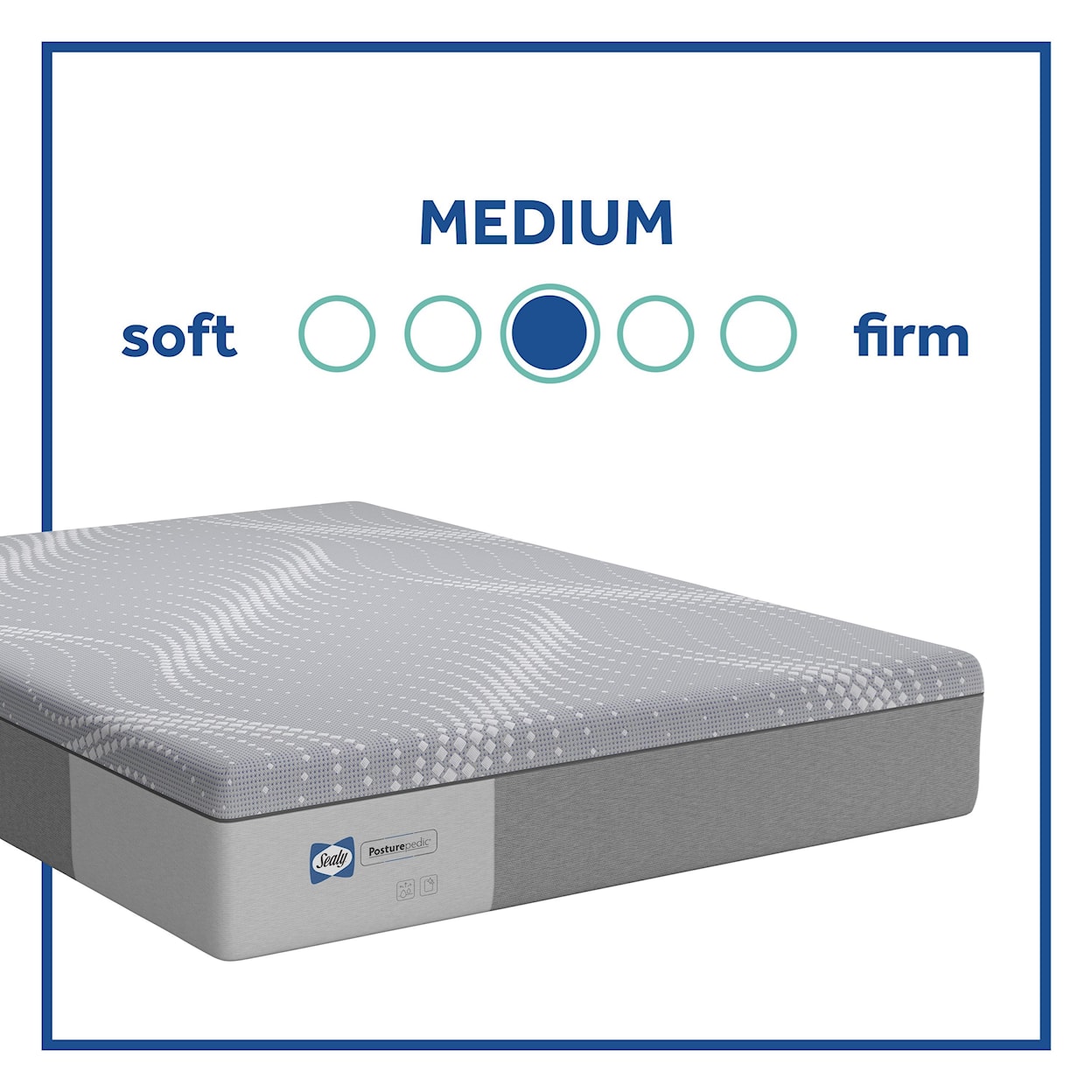 Sealy PPF3 Posturpedic Foam Medium Twin 12" Medium Gel Memory Foam LP Set